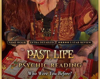 Past Life Psychic Reading Same Hour, Who Was I In My Past Life, Akashic Records Soul Memory, Karmic Connections, Handwritten Medium