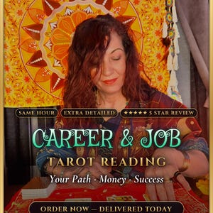 Career Tarot Reading Same Hour, Job and Money Reading, Career Path Psychic Reading, Finance Success Guidance, Handwritten Detailed