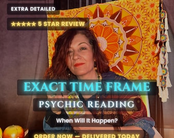 Exact Time Frame Psychic Reading Same Hour, When Will It Happen, Timing Prediction Love Career Money, Handwritten Psychic Medium