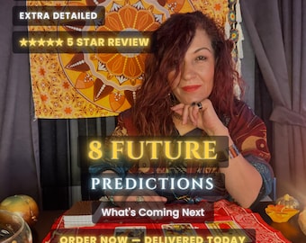 8 Future Predictions Psychic Reading Same Hour, Whats Coming Next In Love Career Money, Fortune Telling Timing, Handwritten Detailed