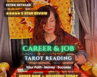 Career Tarot Reading Same Hour, Job and Money Reading, Career Path Psychic Reading, Finance Success Guidance, Handwritten Detailed