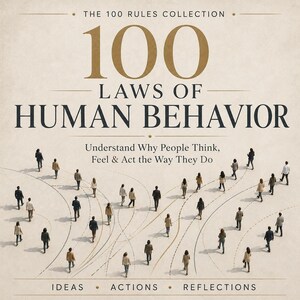Human Behavior Workbook, 100 Psychology Lessons on Cognitive Biases, Digital PDF for Understanding People