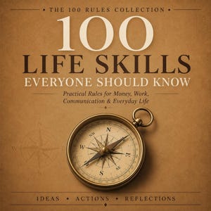Life skills workbook, Adulting guide for young adults, 117-page printable PDF