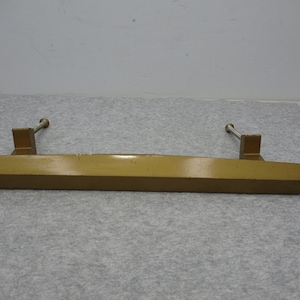 VTG Art Deco Large Door Drawer Pull Handle Aluminum W/ Screws 6 3/4&quot; On Center