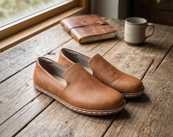 Women’s Barefoot Slip-On Loafers with Roomy Toe Box