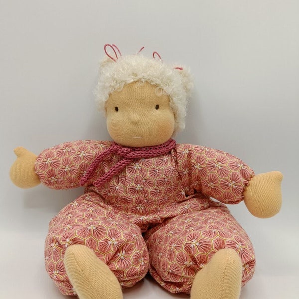 Waldorf style soft childfriendly doll, cloth doll, waldorf doll