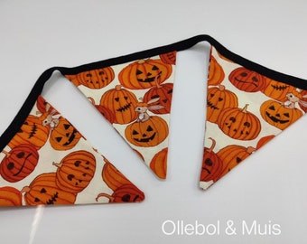 Halloween Pumpkin bunting, bunting, halloween decoration, halloween decor, halloween, flag, Belle & Boo bunting halloween, Halloween Pumpkin