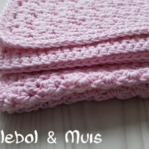 Baby blanket, crochet blanket, pink blanket, handmade blanket, blanket for baby, blanket for baby bed, handmade, nurcery decor image 6