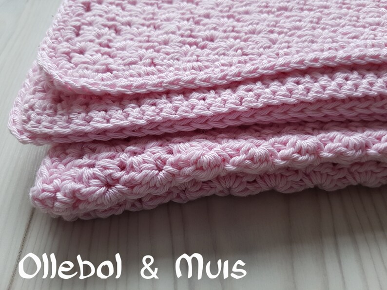 Baby blanket, crochet blanket, pink blanket, handmade blanket, blanket for baby, blanket for baby bed, handmade, nurcery decor image 6