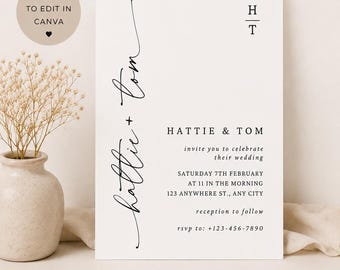 Classy Wedding Invitation