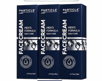 Particle Men's 6-in-1 Anti-Aging Face Cream – Daily Skincare Routine (3 x 50ml)