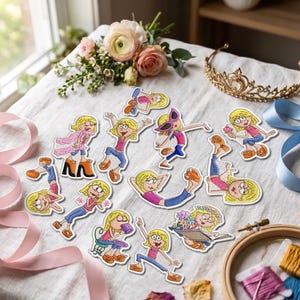Lizzie McGuire Custom Embroidered Patch, Retro Y2K Nostalgia Iron-on Patch, Vintage 90s Kids Velcro patch, Denim Jacket Decoration