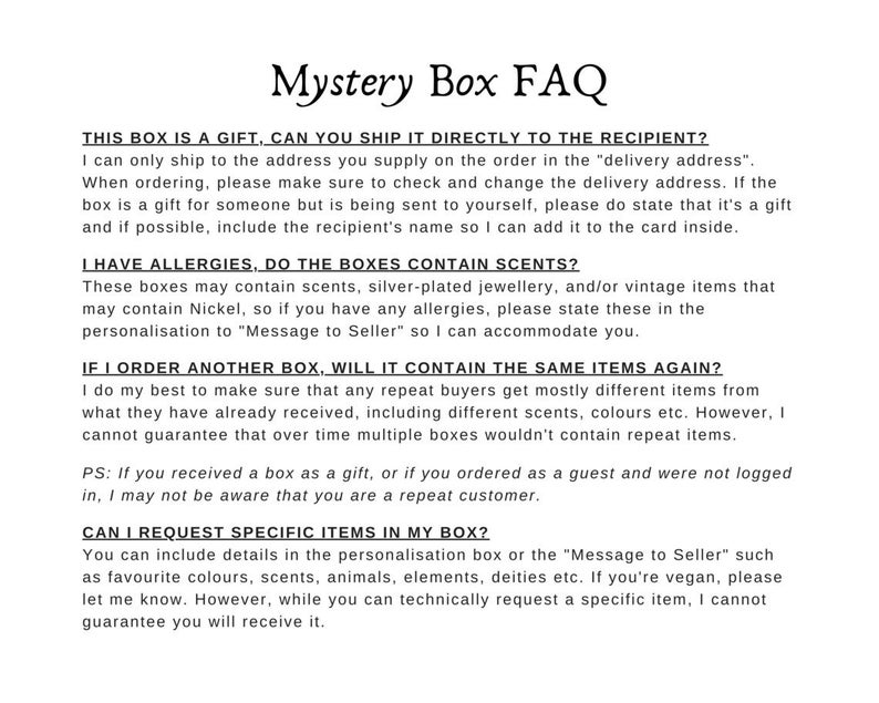 Witch Mystery Box With Three Size Options image 4
