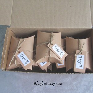 Witch Advent Calendar Mini Gift Boxes For The 12 Days of Yule, Witchy Gifts image 3