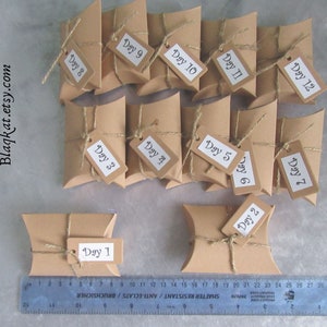 Witch Advent Calendar Mini Gift Boxes For The 12 Days of Yule, Witchy Gifts image 4
