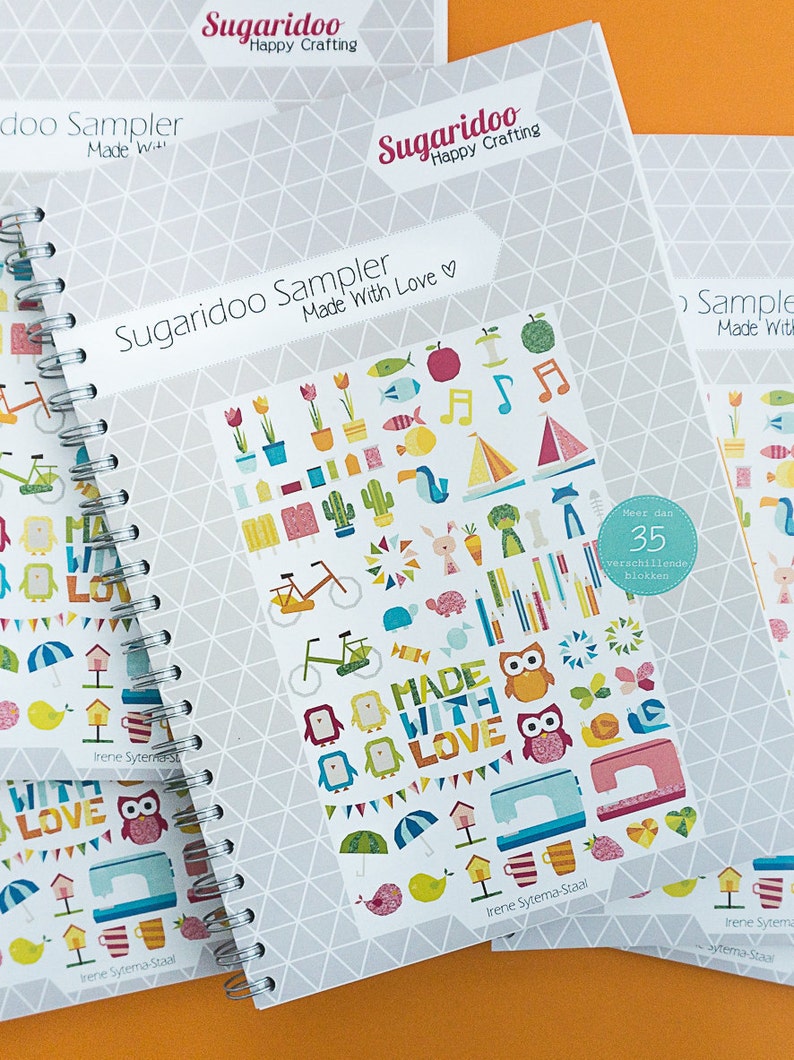 Sugaridoo Sampler ebook 39 Paper piecing blocks image 1
