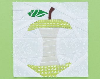 Apple core [fruit paper piecing pattern]