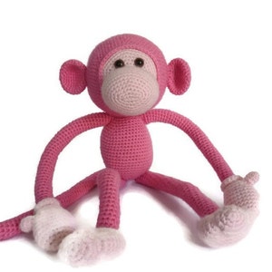 Mike the Monkey Amigurumi Crochet pdf Pattern EN, DK & NL image 5