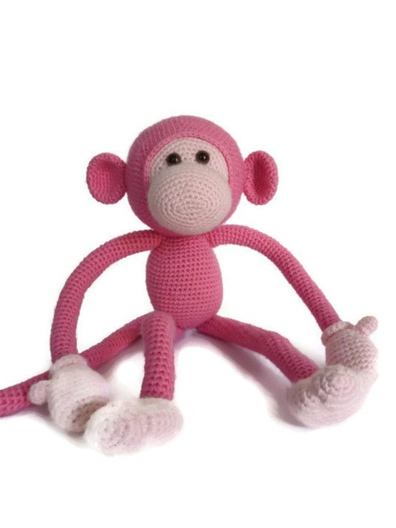 Mike the Monkey Amigurumi Crochet pdf Pattern EN, DK & NL image 5