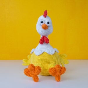 Polly the Chicken - Amigurumi Crochet pdf Pattern (EN & NL)