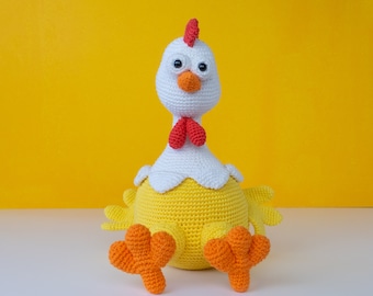 Polly the Chicken - Amigurumi Crochet pdf Pattern (EN & NL)