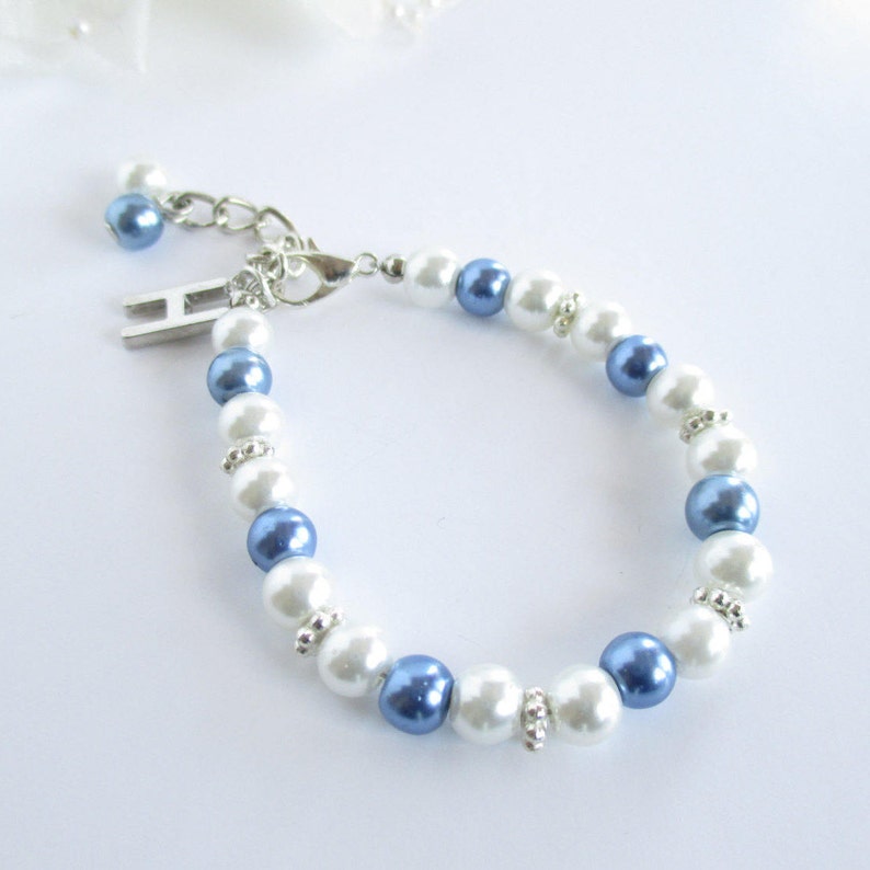 Personalised Flower Girl Bracelet Flower Girl Jewelry Flower Etsy UK