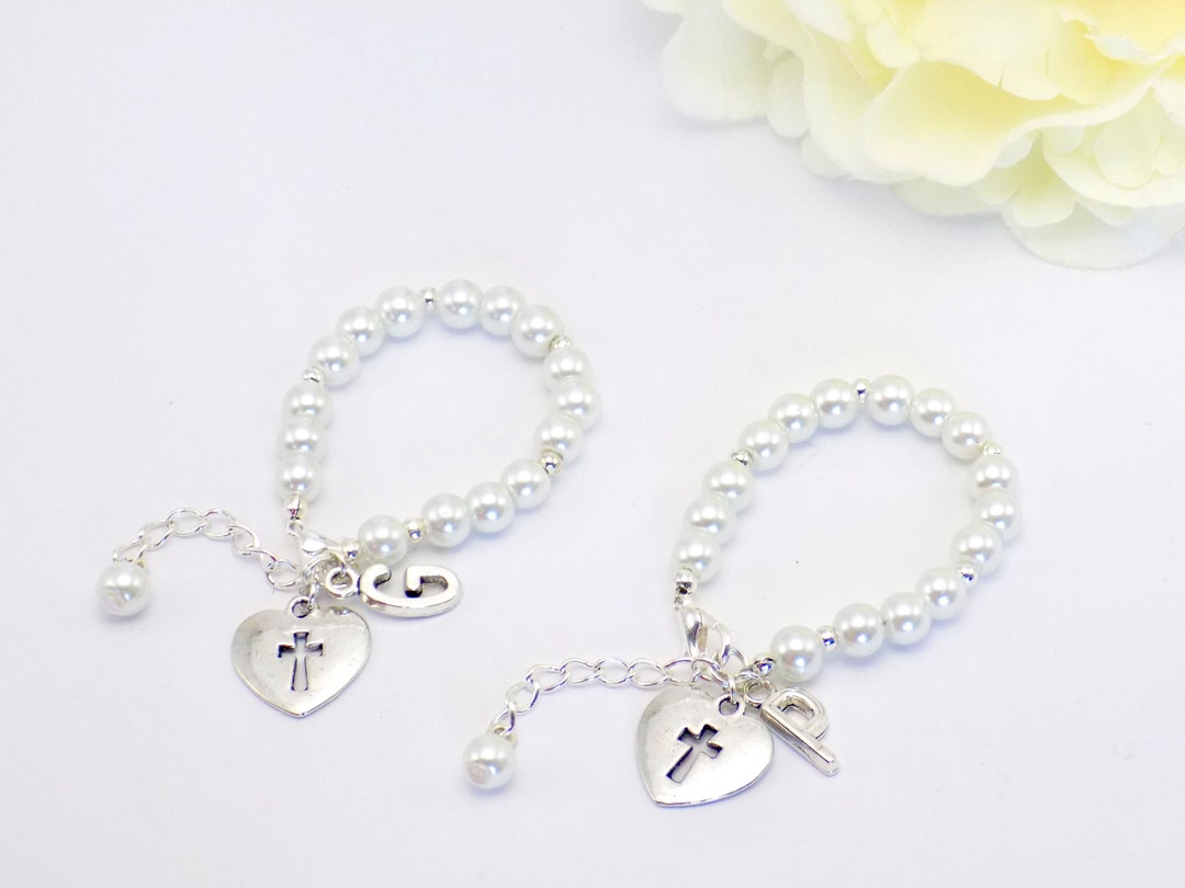 Personalized Bracelets for Twins, Christening Bracelet, Twin Bracelets
