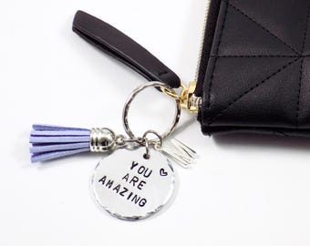 Quaste Taschenanhänger, Schlüsselanhänger für Geldbörse, benutzerdefinierte Handtasche Schlüsselanhänger