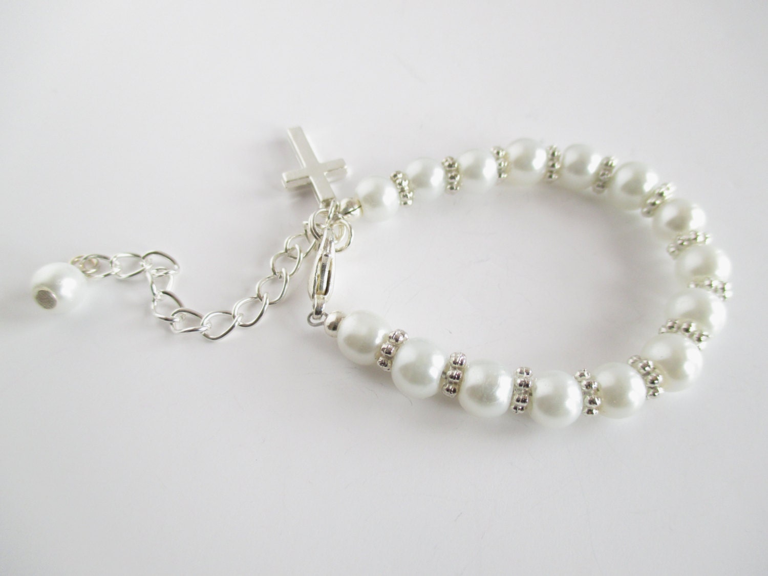 Baptism Bracelet Baby Baptism Bracelet Christening Bracelet Etsy UK