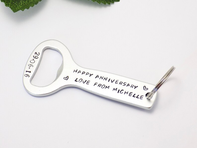 Anniversary Bottle Opener Metal Bottle Opener Gift for Etsy