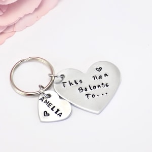 This Nan Belongs To Keyring, Nanny Key Charms, Mother&#39;s Day Gift for Nanny, Grandma from Bump, Nanny Gifts, Personalised Keychain