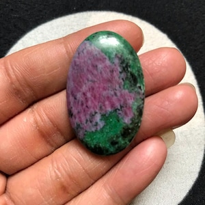 Rubin Zosit Cabochon 1 st Storlek 37 MM Ca - SKU-2-A-90