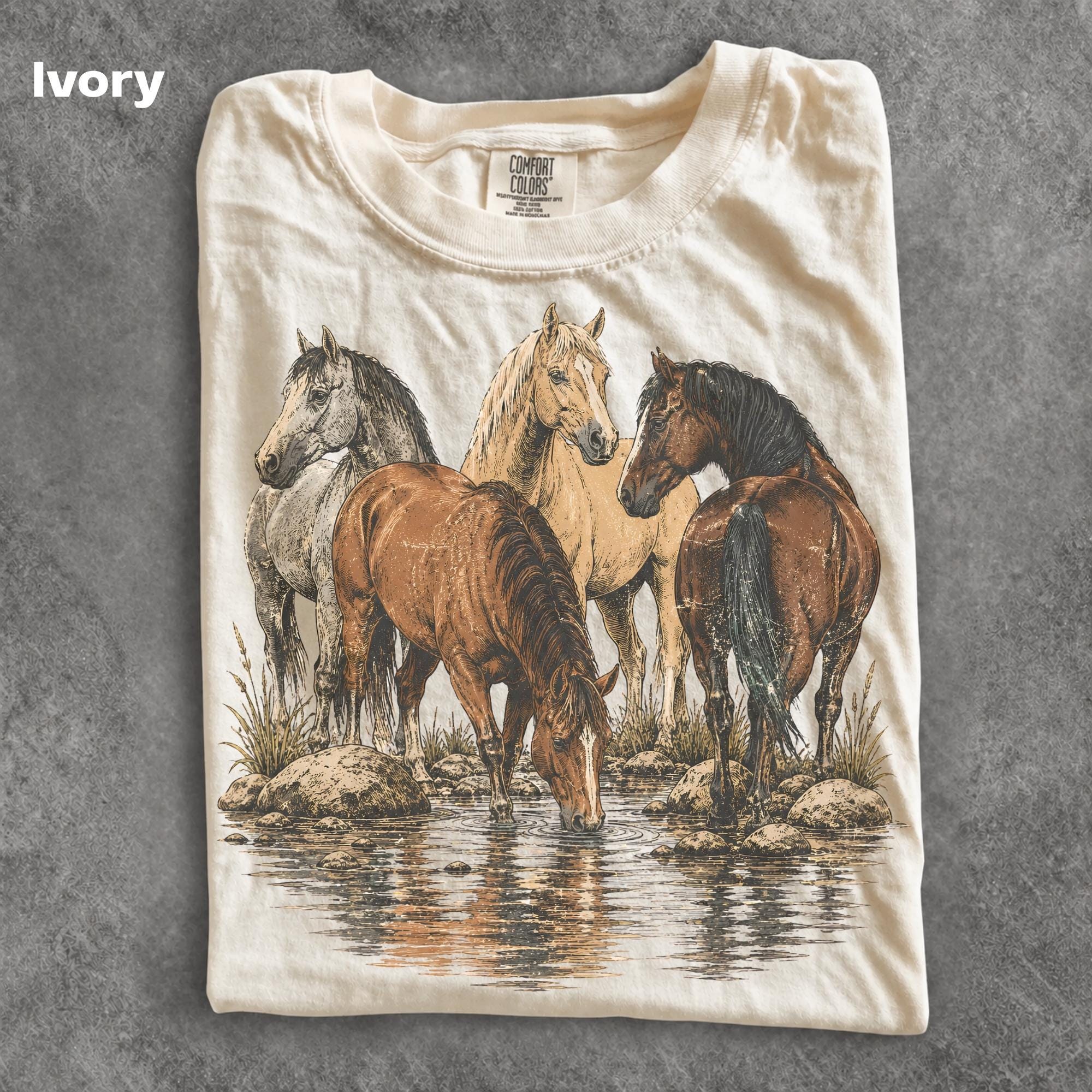 90s Horse Shirt - Etsy