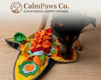 Dog Enrichment Mat | Mental Stimulation Activity For Bored Dogs | Interactive Snuffle Mat | Dog Brain Game | Indoor Dog Toy