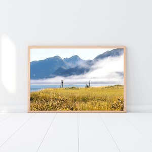 Framed Photography Print, West Coast Canada, Pitt Lake II, Wall Art Print, Travel Photo, Around the World, Home Decor,BC, Landscape photo