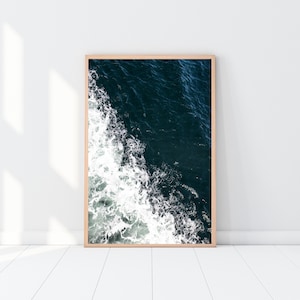 Framed Photography print West Coast Canada, BC coast, Water and waves, Wall Art, Art Print, Travel Photo, Around the World, British Columbia