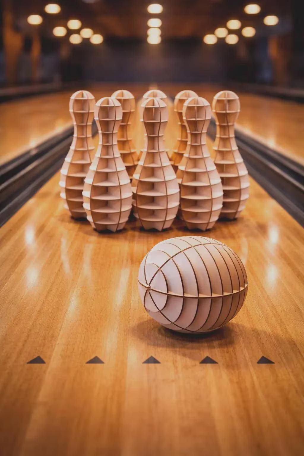 Wooden bowling pins - Etsy 日本