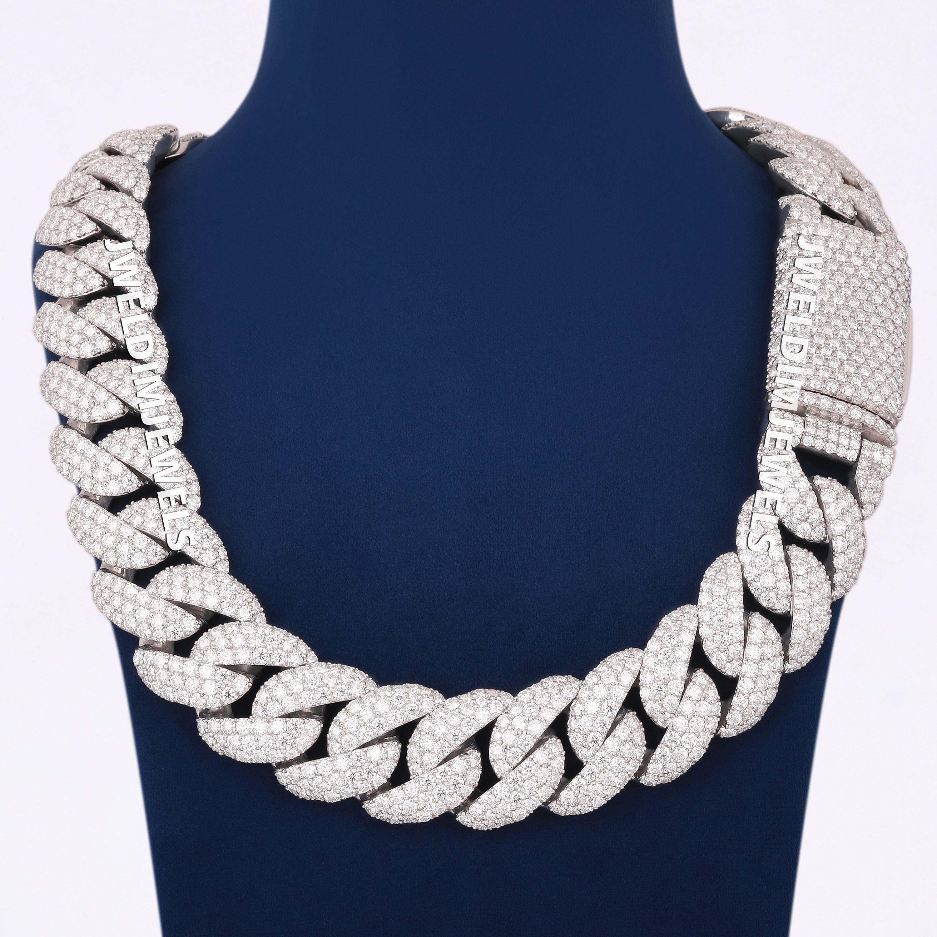 26 Inch Iced Out Cuban - Etsy