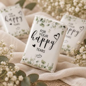 Eukalyptusblatt-Hochzeitstaschentücher, Gastgeschenke für die Trauung, Boho-Grüngeschenke