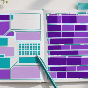 ADHD Daily Planner, Time Blocking, Dopamine Task Tracker (PDF)