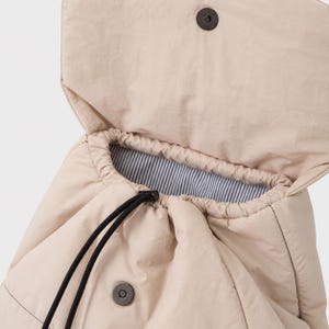 Backpack Sewing Tutorial PDF, Drawstring, DIY Rucksack, Beginner Sewing step-by-step, minimalist everyday bag image 7