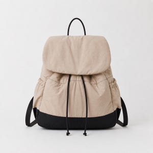 Backpack Sewing Tutorial PDF, Drawstring, DIY Rucksack, Beginner Sewing step-by-step, minimalist everyday bag image 4