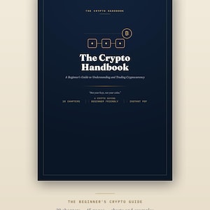 Crypto Handbook | Beginner Cryptocurrency Trading Guide PDF | Bitcoin, Blockchain & Charts | Instant Download