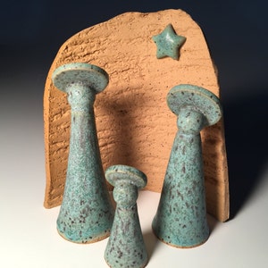 Christmas Holy Family-Manger-Nativity Scene- Gift-Creche Scene-Ornaments-Nativity Set-Christmas-Religious Gift-Gift for Mom-Modern nativity