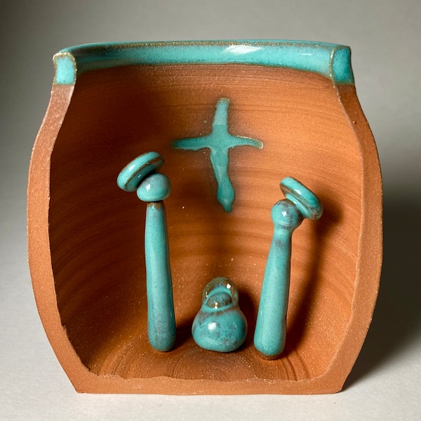 Kerststal-Kerstmis-Kerstcadeau-Kribbe-Ornamenten-Kerstmis-Kerst-religieus cadeau-cadeau voor moeder-Moderne kerststal