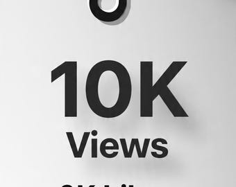 10000 TikTok Views plus 2000 Likes | Fast Delivery, TikTok Promotion, Social Media Growth Service