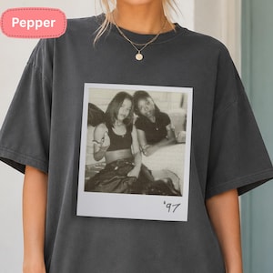 90s T-Shirt With Aaliyah and Brandy | Polaroid Tshirt | Unisex | Oversized Comfort Colors Tshirt