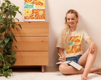 Summer women t-shirt | Staple T-shirt Bella Canvas 3001