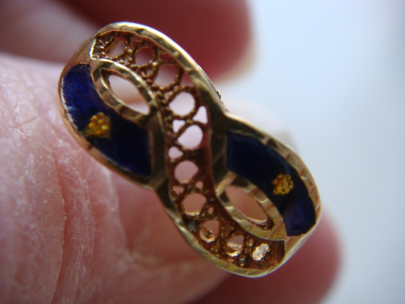 14k Gold Infinity Ring