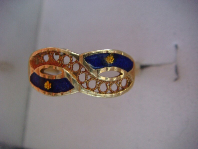 14k Gold Infinity Ring